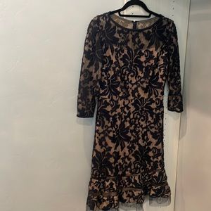 Lace evening dress